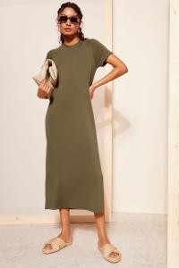 Простое платье-футболка с короткими рукавами Friends Like These, зеленый