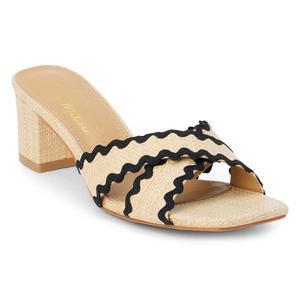 Босоножки на блочном каблуке Principessa Coconuts, natural