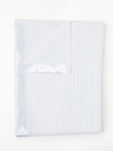 Одеяло для коляски John Lewis Baby GOTS из органического хлопка, 90 x 70 см, белое