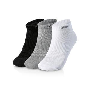 Женские носки до щиколотки 3 пары LINING, черный/белый/серый