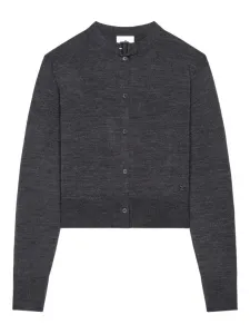 Кардиган с пряжкой Courrèges, серый