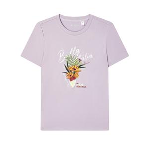 FILA Футболка LUSUO женская Jingle Bell Purple