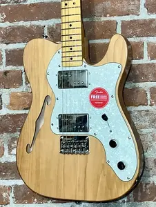 Squier Classic Vibe '70s Telecaster Thinline натурального цвета, HH. Включает профессиональную настройку и быструю доставку, поддержите малый бизнес!