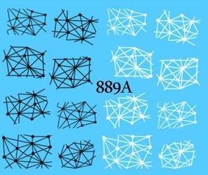 Водные наклейки для ногтей - № 889А, Raisin