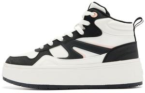 QIAODAN Кроссовки для скейтбординга, увеличивающие рост, износостойкие, водостойкие, нескользящие, женские, белые, черные