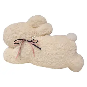Милые модные плюшевые куклы с дизайном питомца Pearl Rabbit высотой 50см/62см Jinnew, кремовый