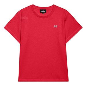 Женская футболка с бантом, легкая, с высокой талией Dalix, Team Red