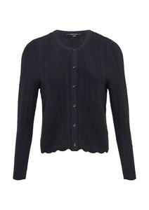 Вязаный кардиган COMMA, темно-синий