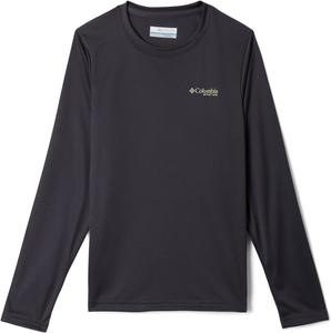 Columbia Boys' Terminal Tackle PFG High Side Long Sleeve, Shark/Pfg High Side Bass