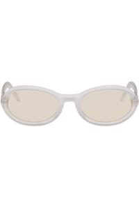 Retrosuperfuture Прозрачные солнцезащитные очки вишневого цвета