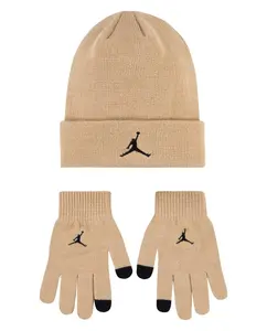 Комплект с шапкой unisex Essentials Jordan, коричневый