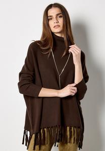 Джемпер Apricot ROLL NECK FRINGE, Brown