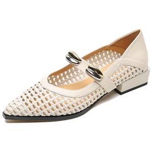 Туфли Мэри Джейн на массивном каблуке для женщин TATAYA, Ecru