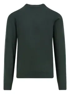 Рифленый свитер с круглым вырезом Filippo De Laurentiis, зеленый