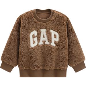 Детский свитшот GAP, коричневый