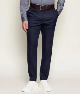 Брюки чинос P-Kaiton1 slim fit Boss, темно-синий