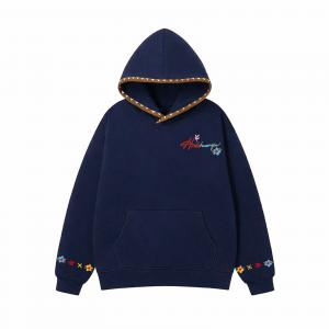 Толстовка Unisex Hooded Moderate Heavyweight HUANQIU, темно-синий