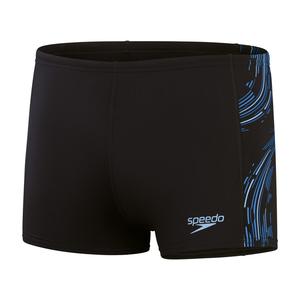 Плавки Speedo Tech Panel Aquashort, цвет Black/Curious Blue/True Cobalt