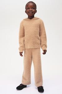 Леггинсы пушистой вязки H&M, бежевый