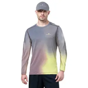 Футболка с длинным рукавом Ronhill Tech golden hour, серый