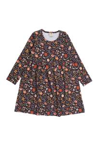 Платье из джерси FANCY FLOWERS  Walkiddy, антрацит