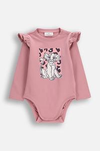 Детский хлопковый боди Coccodrillo, розовый