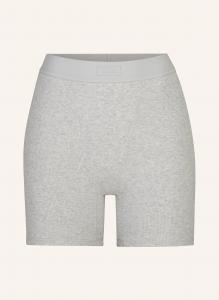 Шорты для отдыха из хлопка в рубчик Skims, серый