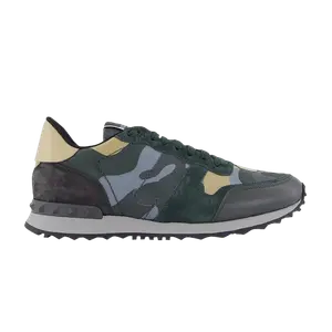 Кроссовки Valentino Rockrunner Grey Camo, серый