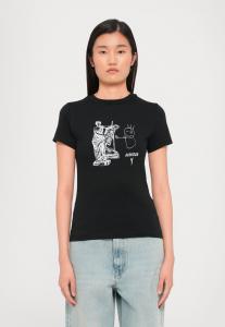 Футболка MOSCHINO JEANS Print T-shirt, Black