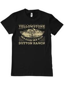 Футболка yellowstone, черный