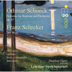 CD диск Schoeck / Schreker / Leipziger Streichquartett: Notturno for Baritone & Orchestra Op 47 / Der Wind