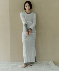 Платье с драпировкой на заказ Ayumi.Hamamoto JOURNALSTANDARD Journal Standard, цвет White