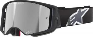 Мотоциклетные очки Alpinestars supertech corp absolute vision stripe mirror, Black/Grey