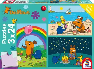 Пазл Мышь Хорошие друзья 3х24 детали 1 деталь Schmidt Spiele