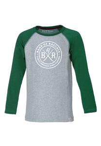Лонгслив Band of Rascals Circle Raglan, зеленый