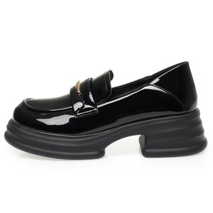 EASTERN CAMEL Лоферы Women's Black Glossy Leather