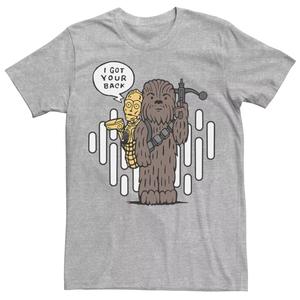 Мужская футболка Chewie C-3PO с рисунком Got Your Back Star Wars