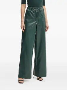 Брюки с карманами на завязках Simona Corsellini, зеленый