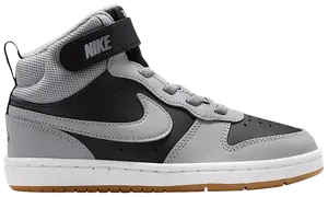 Кроссовки Nike Court Borough Mid 2 PS, черный