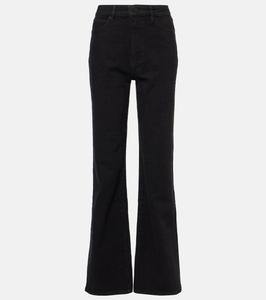 Расклешенные джинсы Arrow с высокой талией Frame, Smokescreen