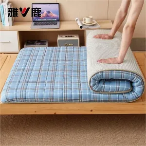 Yalu Мягкий матрас из хлопка Синьцзян, 150x200 см, антибактериальный, антиклещевой, устойчивый к давлению