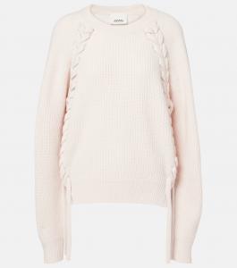 Шерстяной свитер Noelia в рубчик Isabel Marant, бежевый