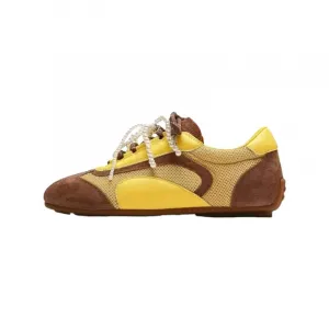 Низкие повседневные кроссовки для женщин Mr.shang, желтый