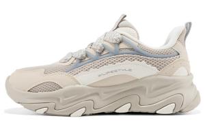 Кроссовки женские толстые низкие бежевый 361°