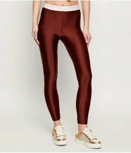 Леггинсы slim fit Just Cavalli, коричневый