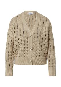 Вязаный кардиган comma casual identity, темно-бежевый