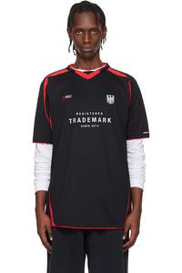 Vetements Черно-Красная футбольная майка