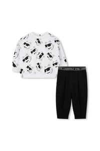 Детский спортивный костюм Karl Lagerfeld, белый
