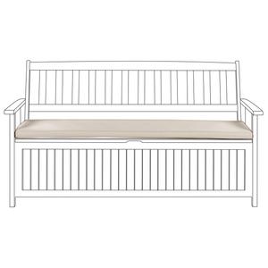 ПОДУШКИ ДЛЯ СКАМЕЙКИ BEAUTY SOVANA Beliani, бежевый