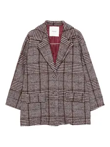 Пиджак в клетку на одной пуговице Miss Grant Kids, разноцветный
